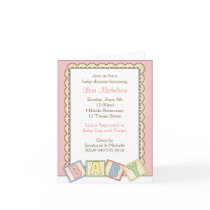 Baby Shower Invitation Card