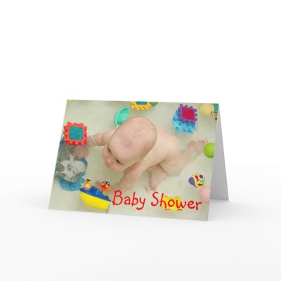 Baby Shower Invitation Greeting Cards by beverlytazangel