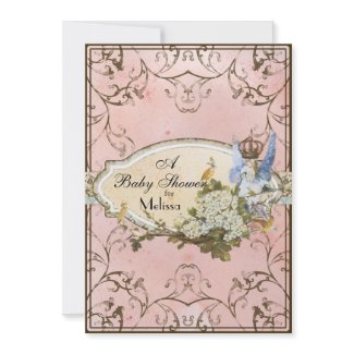 Baby Shower Invitation - Enchanted Faerie Princess invitation