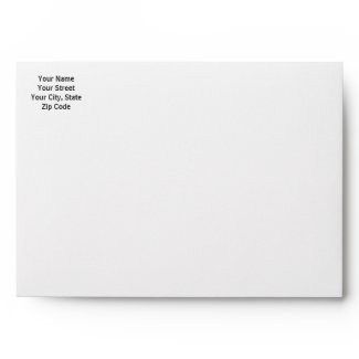 Baby Shower Invitation Envelope envelope