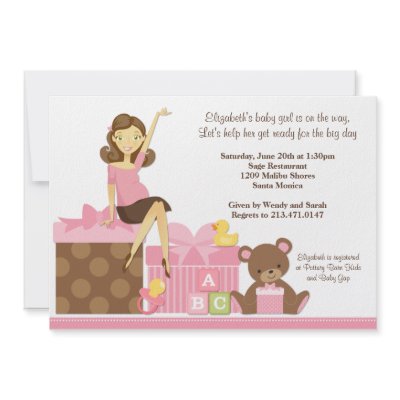 Baby Shower Invitation for a Girl by eventfulcards