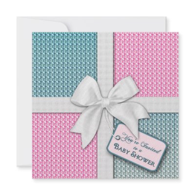 Baby Shower Invitation - Gift Wrap by TrudyWilkerson
