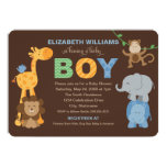 Baby Shower Invitation | Jungle Animals for Boy