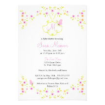 Baby Shower Invitation - Monogram