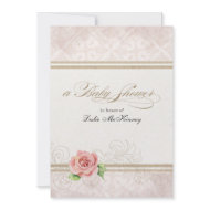 Baby Shower Invitation - Our Little Princess, Rose invitation