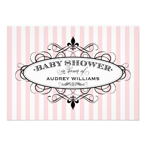 Baby Shower Invitation | Paris France Theme