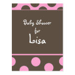 Baby shower Invitation postcards