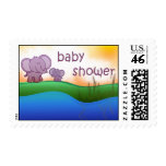 Baby shower invitation postage
