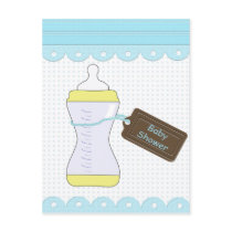 Baby shower Invitation postcards by cute4kids Baby shower Invitation postcards