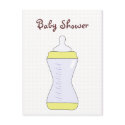 Baby shower Invitation postcards
