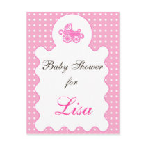 Baby shower Invitation postcards