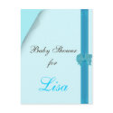 Baby shower Invitation postcards by cute4kids Baby shower Invitation postcards