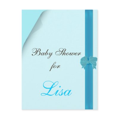 Baby shower Invitation Postcard by cute4kids