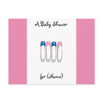 Baby Shower Invitation postcards