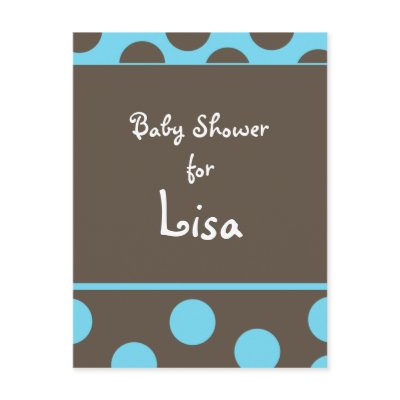 Baby shower Invitation Postcards by cute4kids