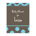 Baby shower Invitation postcards by cute4kids Baby shower Invitation postcards