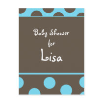 Baby shower Invitation postcards by cute4kids Baby shower Invitation postcards