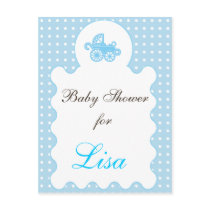 Baby shower Invitation postcards by cute4kids Baby shower Invitation postcards