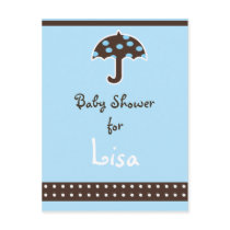 Baby shower Invitation postcards by cute4kids Baby shower Invitation postcards