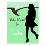 Baby shower Invitation postcards