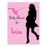 Baby shower Invitation postcards