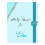 Baby shower Invitation postcards