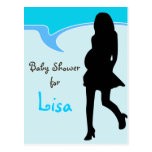 Baby shower Invitation postcards