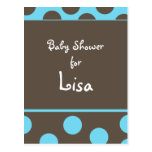 Baby shower Invitation postcards