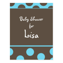 Baby shower Invitation Postcards