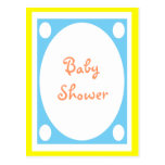 Baby shower Invitation postcards