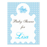 Baby shower Invitation postcards