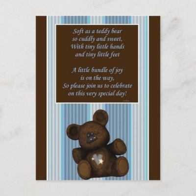 Baby Shower Invitation Poem on Poem Baby Shower Invitations For Baby Boy  Get The Coordinating Stamps