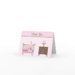 Baby Shower Invitation Thank You Card