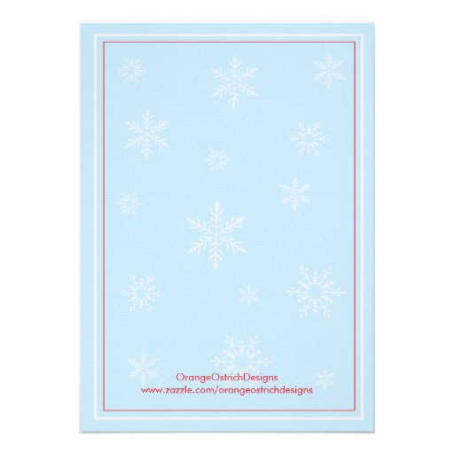 Baby Shower Invitation - Winter Baby Owl
