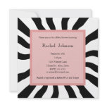 Baby Shower Invitation - Zebra