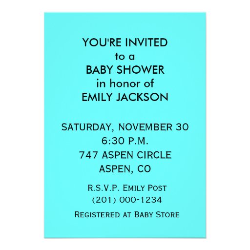 baby shower invitations