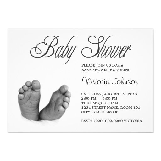 Baby Shower Invitations (front side)