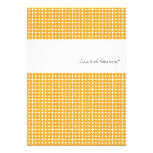 Baby Shower Invitations - A LIttle Bird told me