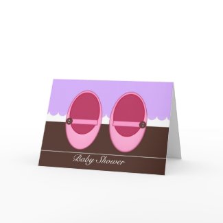 Baby Shower Invitations Card girl card