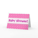 Baby Shower Invitations Card pink girl I