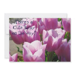 Baby Shower Invitations Custom Colorful Tulips