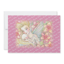 Baby Shower Invitations Invites Fairy and Baby by robmolily Baby Shower Invitations Invites Fairy and Baby