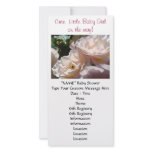 Baby Shower invitations Rose Cute Little Baby Girl Photo Cards