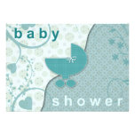 Baby Shower Invitations Soft Teal Boy or Girl