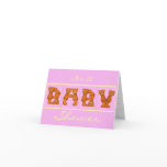 Baby Shower Invitations ~ Teddy Bear Alphabet~Pink Greeting Cards