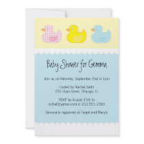 Baby Shower Invitations with Ducks