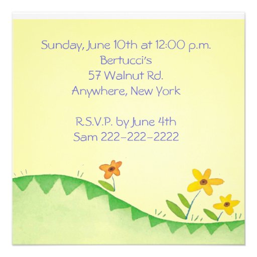 Baby Shower Invite