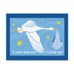 Baby Shower Invite - Baby Boy Postcard