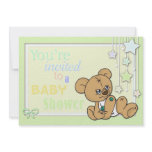 Baby Shower Invite- Button Bears