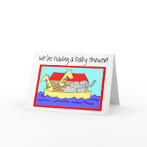 Baby Shower Invite Invitation Noah's Art Card by icansketchu Baby Shower Invite Invitation Noah's Art Card